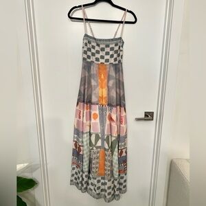 Colorful Patterned Maxi Dress
